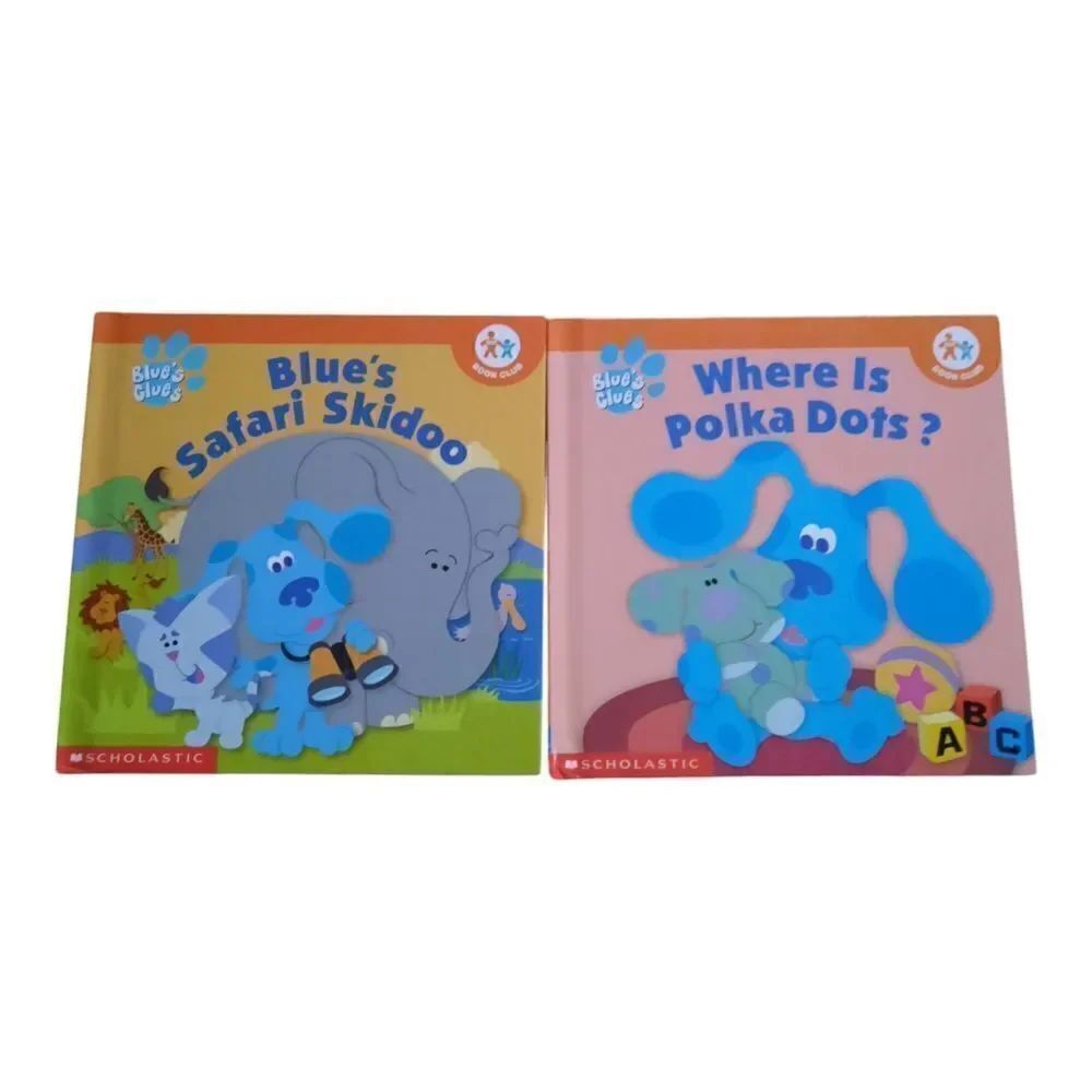 Blue's Clues Safari Skidoo and Where Is Polka Dots? Books